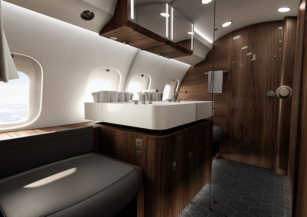 cabina Bombardier Global 6500